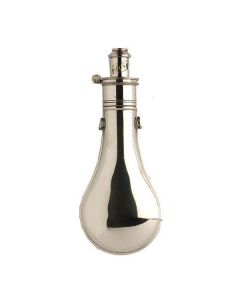 Hawksley Plain Polished Brass Powder Flask