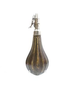 Late Style Large Rifle Powder Flask