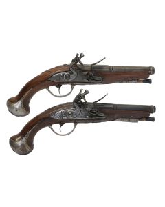 Pair Of 50 Bore French Flintlock Pistols