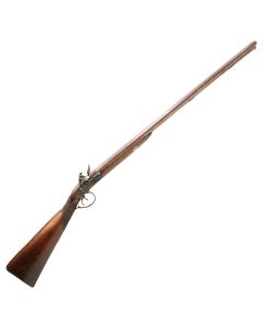 American 18 Bore Double Barrelled Flintlock Sporting Gun by Justice