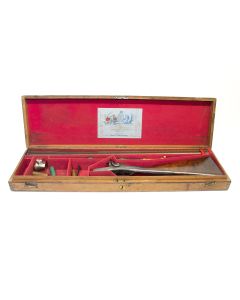 Cased 16 Gauge Double Barrelled Pinfire Shotgun by J. Purdey