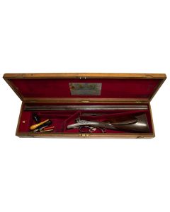 Cased .500 (38 Bore) Pinfire Double Barrelled Sporting Rifle By J. Purdey