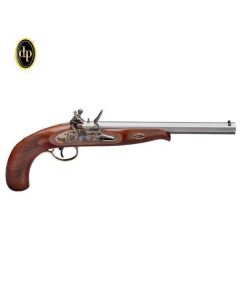 Pedersoli Continental Target Flintlock Black Powder Pistol 45cal Rifled