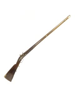 Early German Flintlock Shotgun, 16 Bore